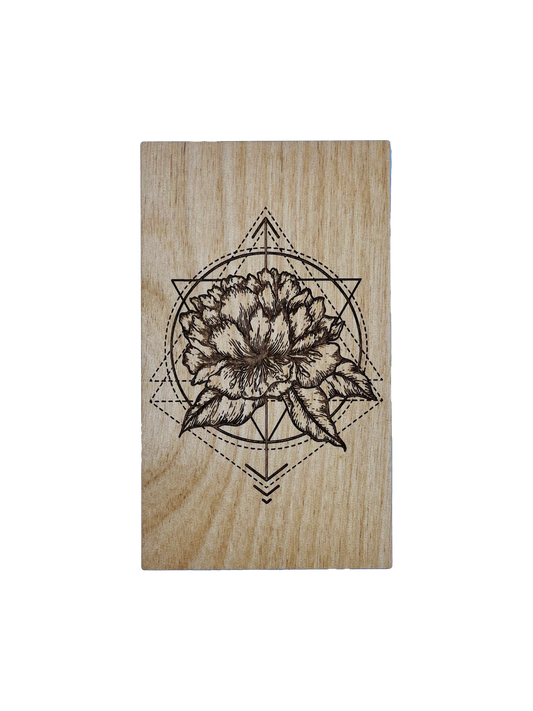 Geometric Flower Tarot Box